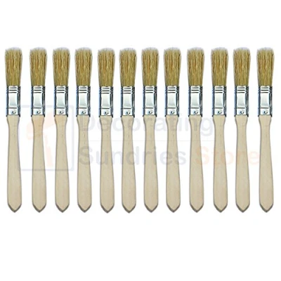 Image of 12 x Half Inch Paint Brushes 0.5