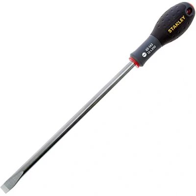 Image of Stanley Fat Max Screwdriver Flared 12X250Mm Black And Red