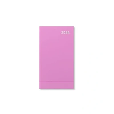 Image of Letts Principal Slim week to view 2024 diary pink