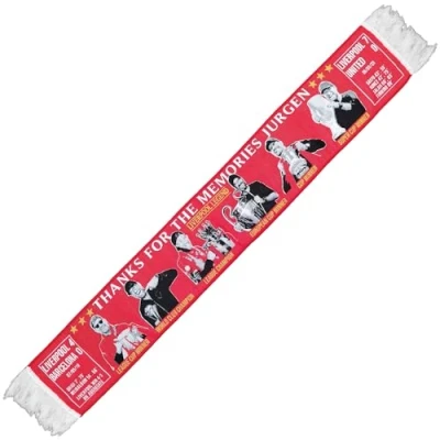 Image of Partisan Liverpool Scarf Klopp Thanks for the Memories!
