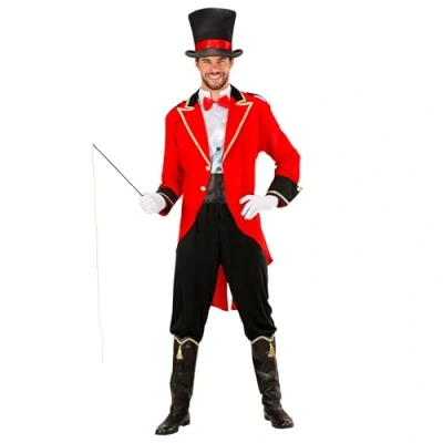 Image of Mens Tamer Man Costume Small UK 38/40&quot; for Circus Fancy Dress