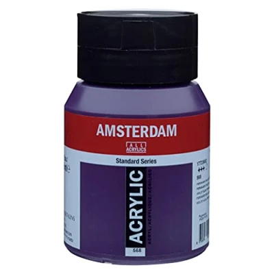 Image of Amsterdam Standard Series Acrylic Jar 500 ml Permanent Blue Violet 568 (17725682)