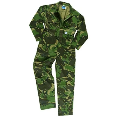 Image of Castle Clothing Kids Children BOY Girls Junior Tearaway Boilersuit Overall Coverall (1/2 Years, Woodland)