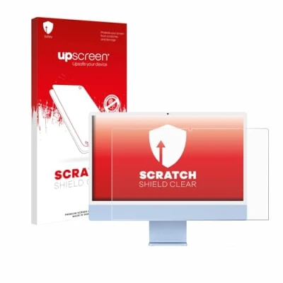 Image of upscreen Scratch Shield Screen Protector compatible with Apple iMac 24&quot; M4 2024 HD Clear, Anti Fingerprint