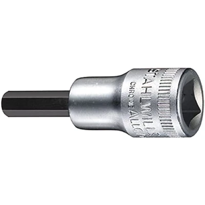 Image of Stahlwille STW49A14 3/8 Inch Drive 1/4 In Hex Socket Silver