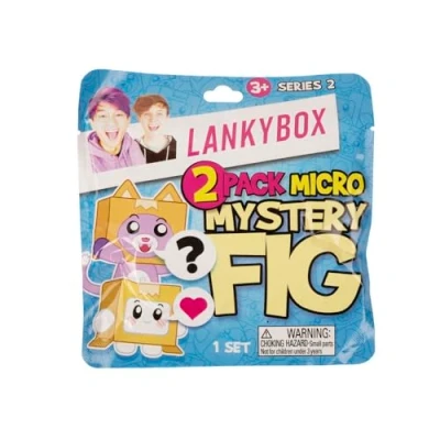 Image of LankyBox 22202 Mystery Micro 2 Pack, Series 2, Collectible Mini Figures, Ultra Rare Editions, Officially Licensed Merch Styles May Vary