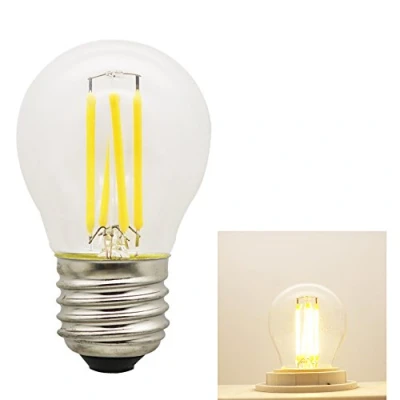 Image of 1 pcs G45 E27 Mini Globe LED Filament Bulb Warm White 2700K,4W= 35W,Non Dimmable, 360 Degree Beam Angle, Edison Screw Light Bulb, Energy Saving Bulbs,