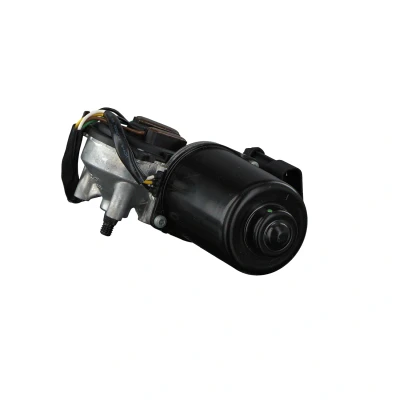 Image of 06270045, 6270045 Wiper Motor FEBI BILSTEIN 37226 12V Front for left hand drive vehicles with bolts/screws, nut, cable