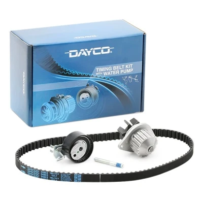 Image of 1610793180 Water Pump + Timing Belt Kit DAYCO KTBWP3370 CITROËN: C3 II, I Hatchback, Berlingo / First I, PEUGEOT: 206 Hatchback