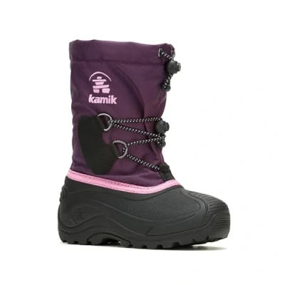 Image of Kamik Girl&#039;s Southpole4 Snow Boot, BlackBerry BBE, 12 UK Child