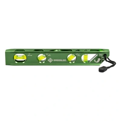 Image of Greenlee L107 Electrician&#039;s Magnetic Torpedo Level with Conduit Bending Offset Aid
