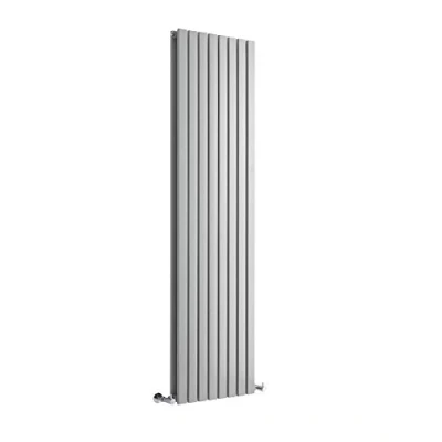 Image of Milano Capri Light Grey Vertical Double Flat Panel Radiator 1780mm x 472mm