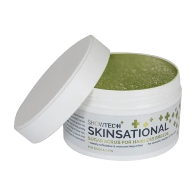 Image of Show Tech+ Skinsational Pet Scrub: Revitalise &amp; Cleanse Friendly Formula Promote Healthy Skin Gently Exfoliate Ultimate Grooming Care, 200ml