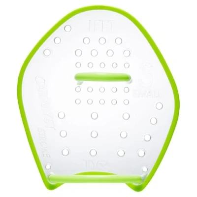 Image of TYR Catalyst Stroke Training Paddles (Small), Fluorescent yellow
