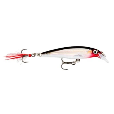 Image of Rapala X Rap Lure with Two No. 12 Hooks, 0.6 0.9 m Swimming Depth, 4 cm Size, Silver