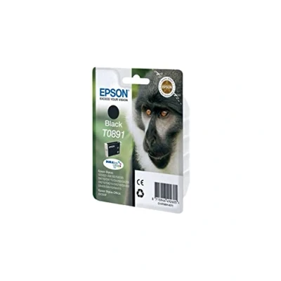 Image of Epson T0891 Stylus Ink Cartridge, Black, Genuine