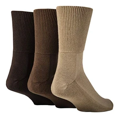 Image of IOMI Mens Extra Wide Bamboo Socks for Diabetics by