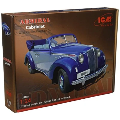 Image of ICM ICM24021 1:24 Admiral Cabriolet WWII German Passenger Car