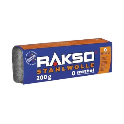 Image of Rakso COX980950 Fine 0 Steel Wool, Grey, 200 g