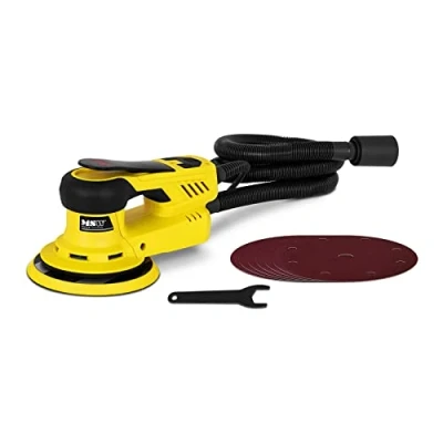 Image of MSW Random Orbital Sander Rotary Circular 350W Ø 150mm 10000rpm ES 350 (4,000 10,000rpm, Protection Class IP II, Vaccum Cleaner Connector)