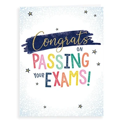 Image of Regal Publishing Modern Exam Congratulations Card 8 x 6 inches
