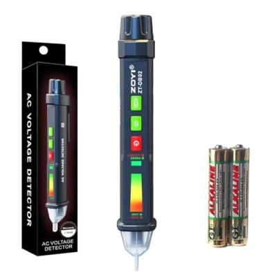 Image of ZOYI Voltage Tester ZT DB02, 12V 1000V/48V 1000V Dual Range Non Contact Electric Tester, Sensitivity Electrical Pen Indicator with NCV, Flashlight, Water Proof, Wire Breakpoint Finder