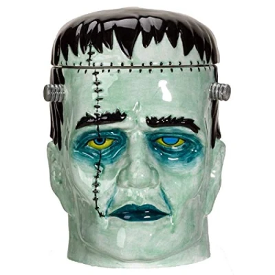 Image of Pacific Giftware Frankenstein Head Ceramic Cookie Jar