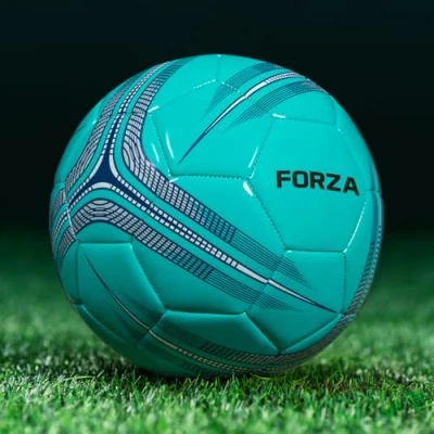 Image of FORZA Training Football [Size 1 5] Durable Footballs for Juniors &amp; Seniors Multiple Colour Options Pack Sizes (Pack of 3, Turquoise, Size (Mini))
