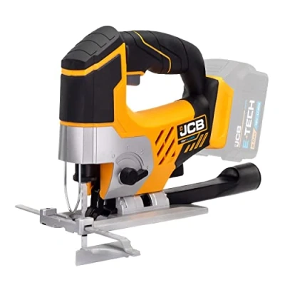 Image of JCB 18V Cordless Jigsaw, Bare Unit, Variable Speed &amp; Adjustable Foot Plate, Tool Free Blade Changing, Led Light 4 Stage Pendulum 3 Year Warranty