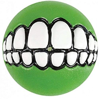Image of Rogz Grinz Ball, Lime, 7.8 cm, Large