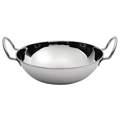 Image of Olympia Flat Bottomed Balti Serving Dish Medium 170mm