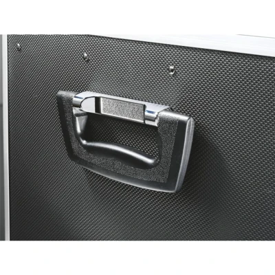 Image of Leitz 67150195 Lockable Suspension File Chest, Foolscap, 30 Capacity, Colour: Black/Chrome, 67150095