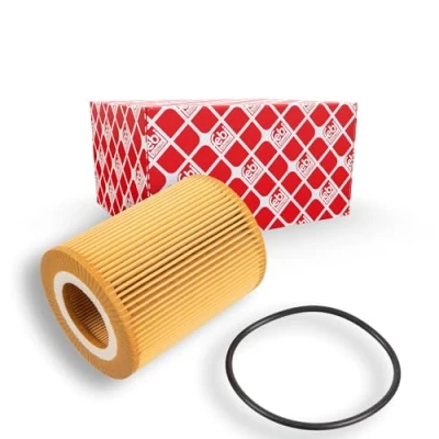 Image of LR001419, LR001441 Oil Filter FEBI BILSTEIN 108742 with seal ring Insert VOLVO: S60 II, XC60 I, XC90 LAND ROVER: Freelander 2 Off Road