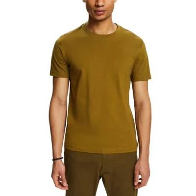 Image of ESPRIT Men&#039;s 014ee2k308 T Shirt, 360/Olive, XS