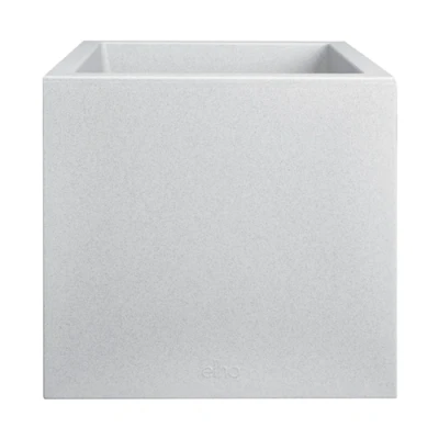 Image of Elho Vivo Next 30cm Square Plastic Indoor &amp; Outdoor Planter Living Concrete