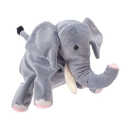 Image of Beleduc Arts &amp; Crafts 40128 Dummy Elefant plushie, Multicoloured, 29 x 7 21.5 cm