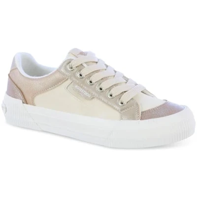 Image of Rocket Dog Women&#039;s Cheery Comfort Plush Foam Sneaker, Dalie Bronze Combo, 8 UK