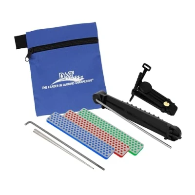 Image of DMT ADELUXE Deluxe Aligner Kit, 3 Diamond Whetstone/1 Serrated Sharpener