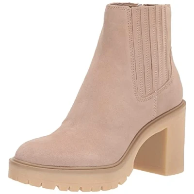 Image of Dolce Vita Women&#039;s Caster Fashion Boot, Dune Suede H2o, 4.5 UK