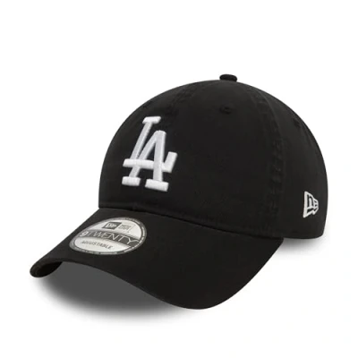 Image of New Era Los Angeles Dodgers MLB Washed Black Adjustable 9Twenty Cap
