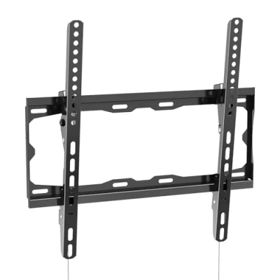 Image of GRIFEMA TV Wall Bracket Mount for 26 65 inches Tilt and Universal Max. VESA 400x400mm, Load up to 55kg, Easy Installation Flat &amp; Curved TVs or Monitors GB1007 4