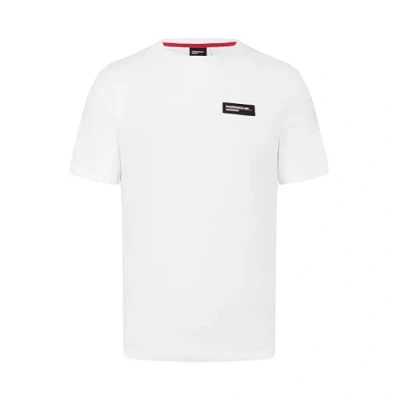 Image of Porsche Motorsport Logo Tshirt White Size: S