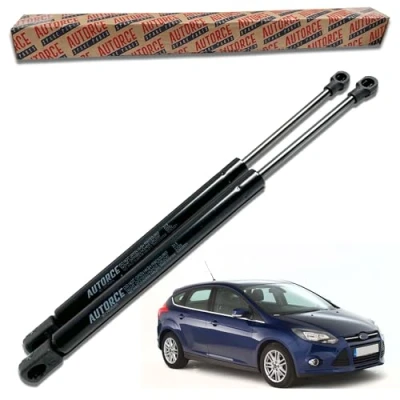 Image of AUTORCE 2 Pcs Rear Tailgate Boot Gas Struts Intended For Ford Focus Mk2 2004 2012 Hatchback 530 (N) 485 MM Lift Support System 4M51A406A10AB, 1321021