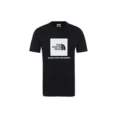 Image of THE NORTH FACE Relaxed Redbox T Shirt TNF Black White XS