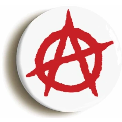 Image of Punk Anarchism Symbol Fridge Magnet (Circular 2inch / 50mm Diameter)