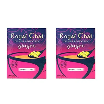 Image of Royal Chai Premium Instant Tea Ginger (unsweetened) 180g x 2