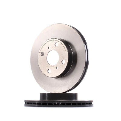 Image of 4351202040, 4351212550, 94853004 Brake disc BREMBO 09.5736.11 255mm 22mm 4 internally vented Coated TOYOTA: Corolla VI Liftback, VIII Liftback
