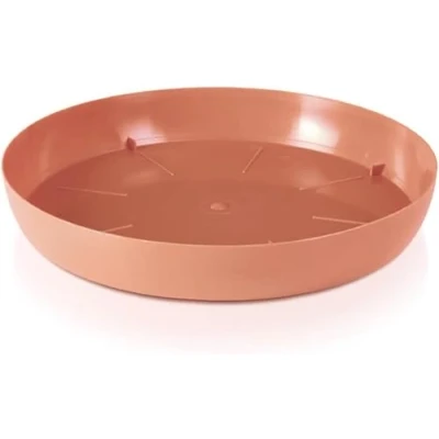 Image of B2C Round Plastic Water Plant Pot Saucer Trays Terracotta Anthracite Weather Resistant12 sizes 8 51cm (Terracotta, 16cm ⌀)