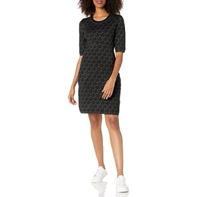 Image of DKNY Women&#039;s Sweater Dress, Heather Grey S, L