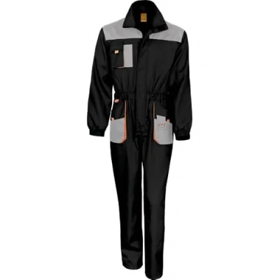 Image of Result Work Guard Lite Coverall Black/Grey/Orange M
